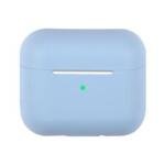 For AirPods 3 Solid Color Bluetooth Earphone Silicone Protective Case Cover - Sky Blue