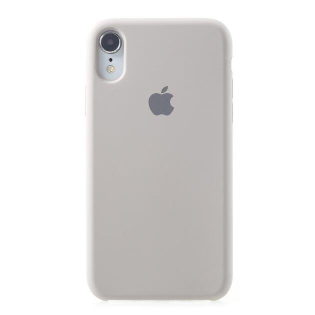Coque silicone pour iPhone XR 6,1 pouces - Beige