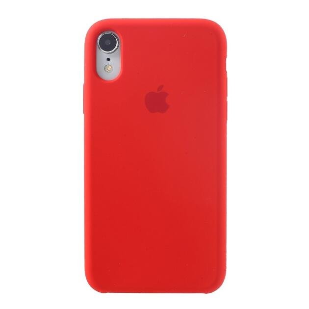 Coque silicone pour iPhone XR 6,1 pouces - Rouge