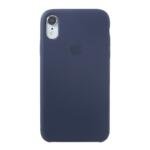 Coque silicone pour iPhone XR 6,1 pouces - Bleu Foncé
