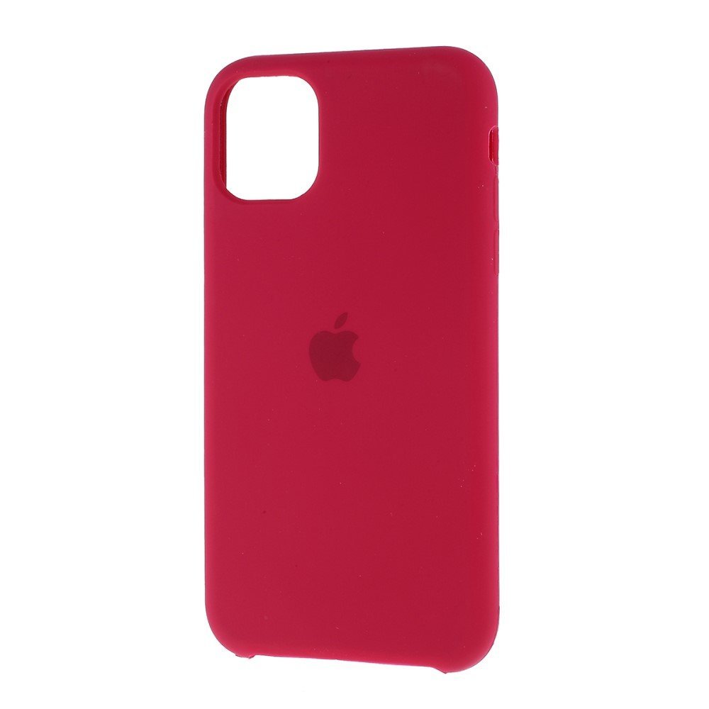 Silky Solid Silicone Phone Shell Casing for iPhone 11 Pro 5.8 inch (2019) - Wine Red – Image 2