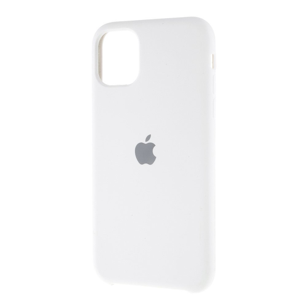 Silky Soft Solid Silicone Phone Cover for iPhone 11 Pro Max 6.5 inch (2019) - White – Image 2