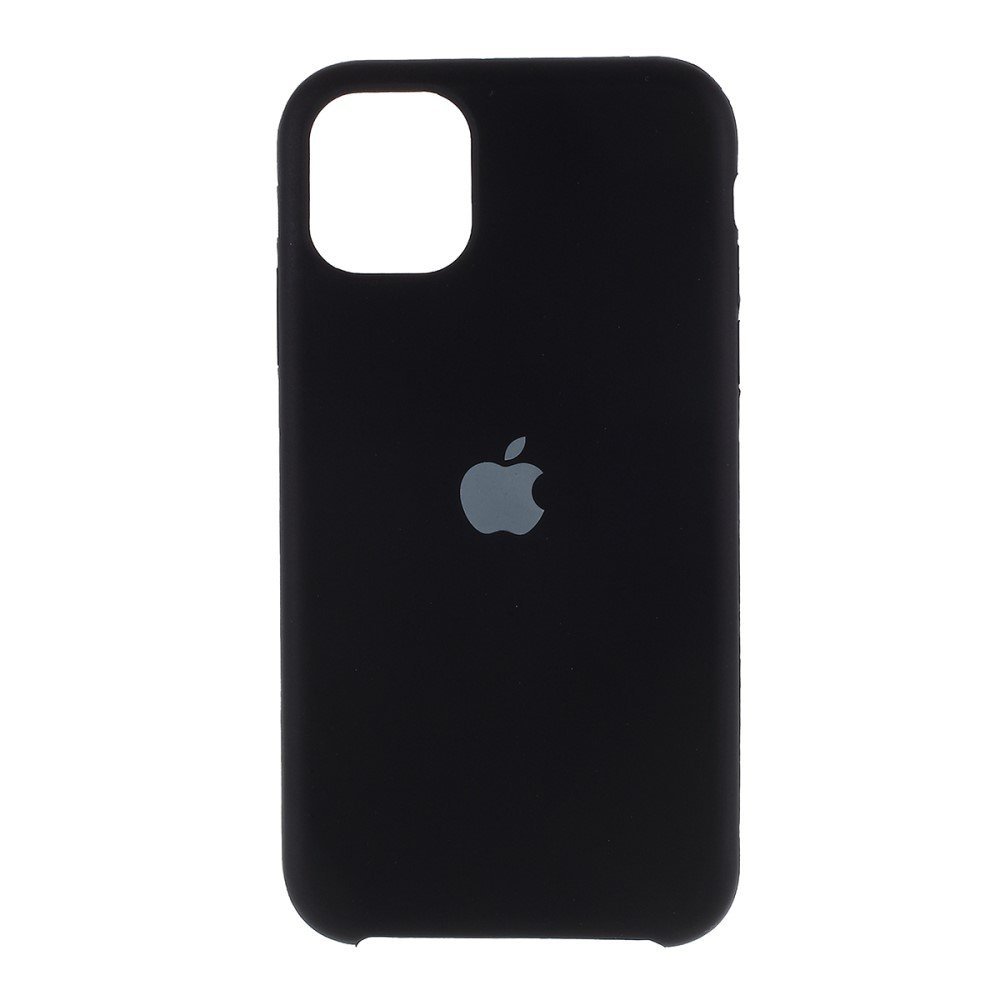 Silky Soft Solid Silicone Phone Cover for iPhone 11 Pro Max 6.5 inch (2019) - Black