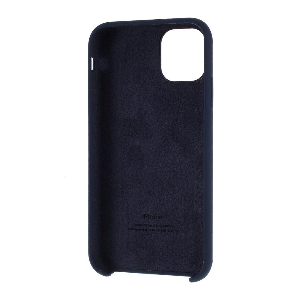 Silky Soft Solid Silicone Phone Cover for iPhone 11 Pro Max 6.5 inch (2019) - Dark Blue – Image 3