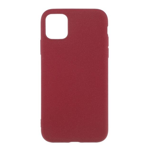 Coque TPU double face pour iPhone 11 Pro Max 6,5 pouces - Bordeaux