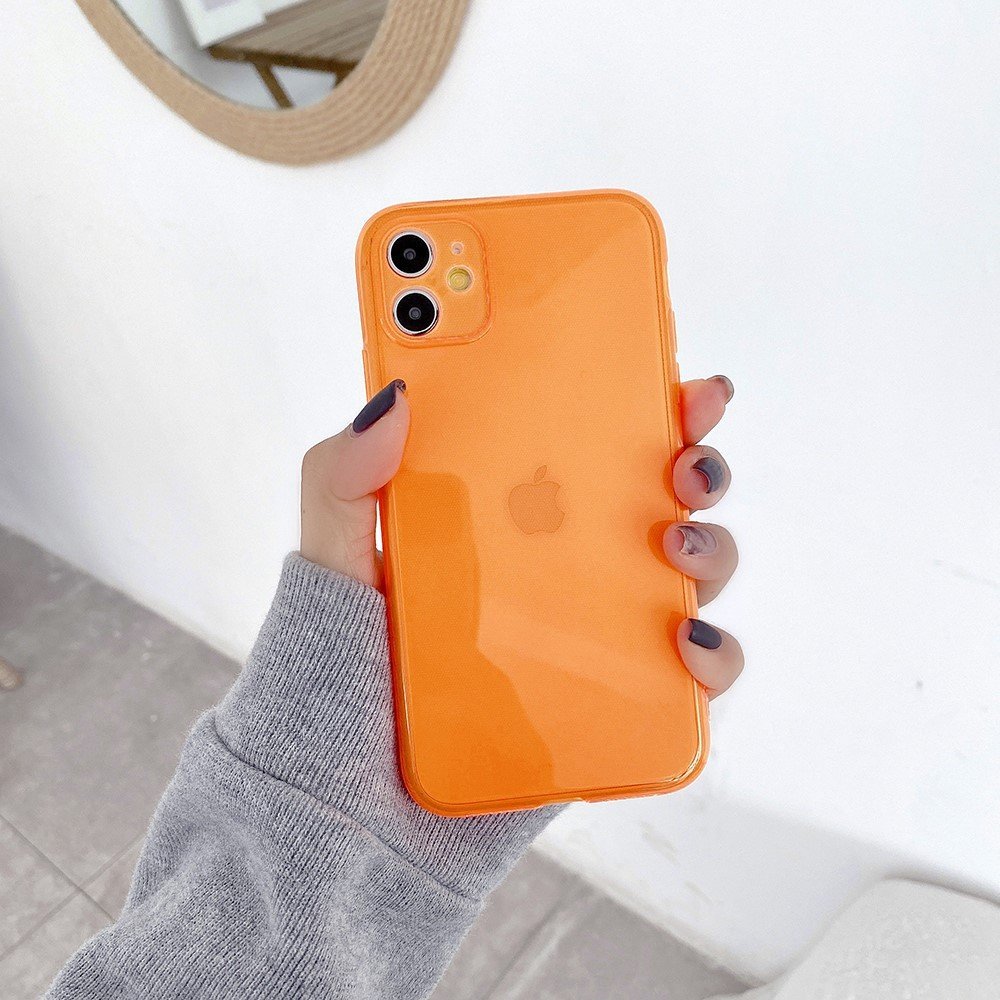 Iridescent TPU Phone Case for iPhone 11 6.1-inch - Orange