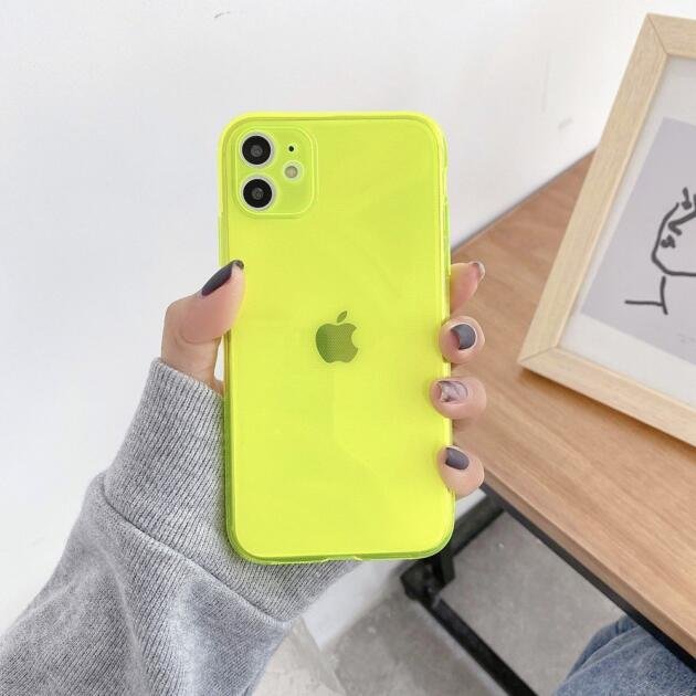 Coque TPU irisée pour iPhone 11 6,1 pouces - Jaune