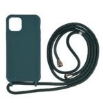 Coque TPU avec dragonne pour iPhone 11 6,1 pouces - Vert