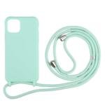 Coque TPU avec dragonne pour iPhone 11 6,1 pouces - Bleu Bébé