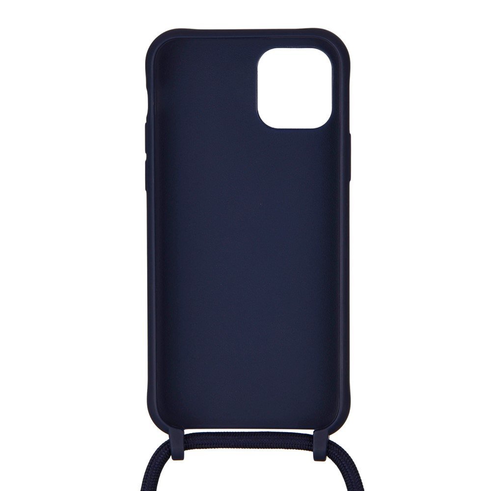 Flexible TPU Cover with Multi-function Strap for iPhone 11 Pro Max 6.5 inch - Dark Blue – Image 2