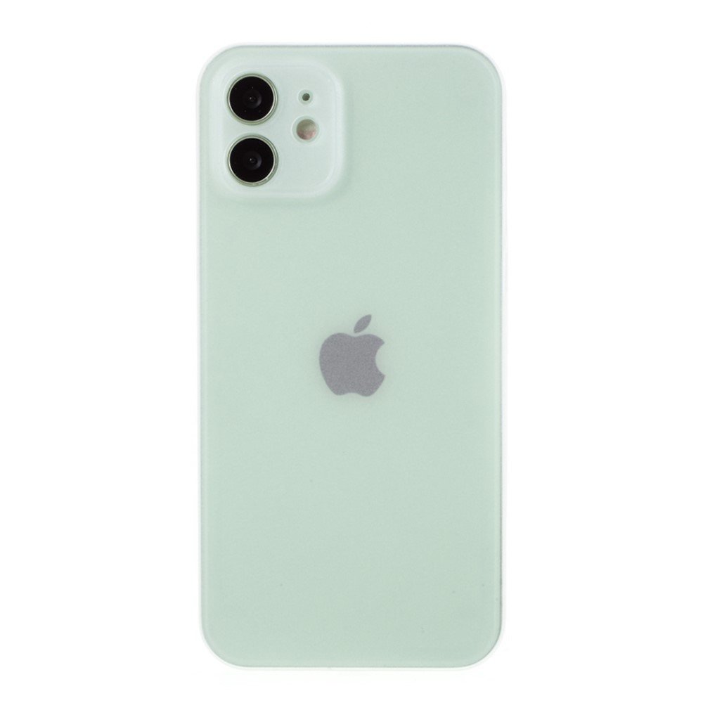 Precise Hole Opening Ultra-thin and Slim Hard PC Case for iPhone 12 mini - White