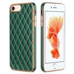 Coque antichoc rhombique pour iPhone 8/7/SE - Vert