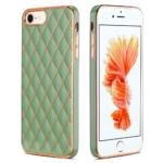 Coque antichoc rhombique pour iPhone 8/7/SE - Vert Clair