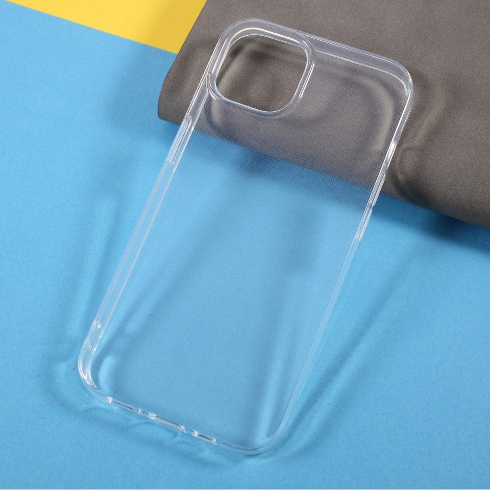 Crystal Clear Design Non-Slip 2mm Thick Soft TPU Shockproof Protective Cover for iPhone 13 6.1 inch – Image 2