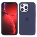 Coque silicone pour iPhone 13 Pro Max 6,7 pouces - Bleu Foncé