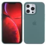 Coque silicone pour iPhone 13 Pro 6,1 pouces - Vert Noirâtre