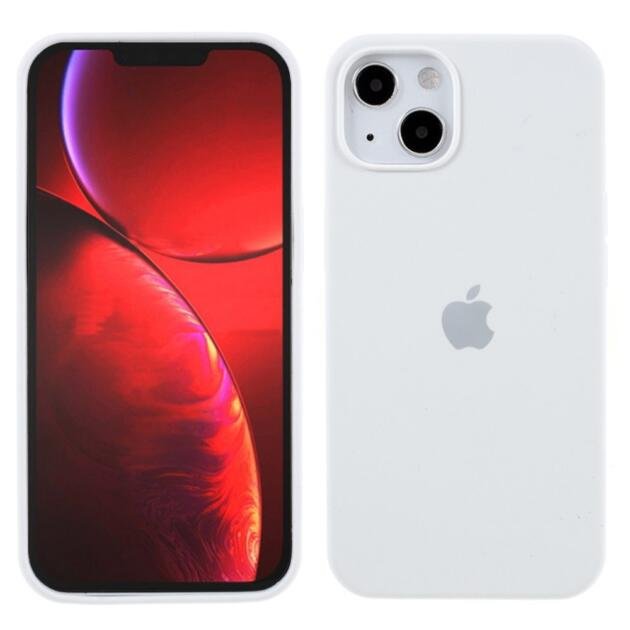 Coque silicone pour iPhone 13 mini 5,4 pouces - Blanc