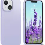 Coque silicone pour iPhone 13 6,1 pouces - Violet