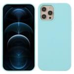 Coque silicone pour iPhone 12 Pro Max 6,7 pouces - Bleu Mer Glacée