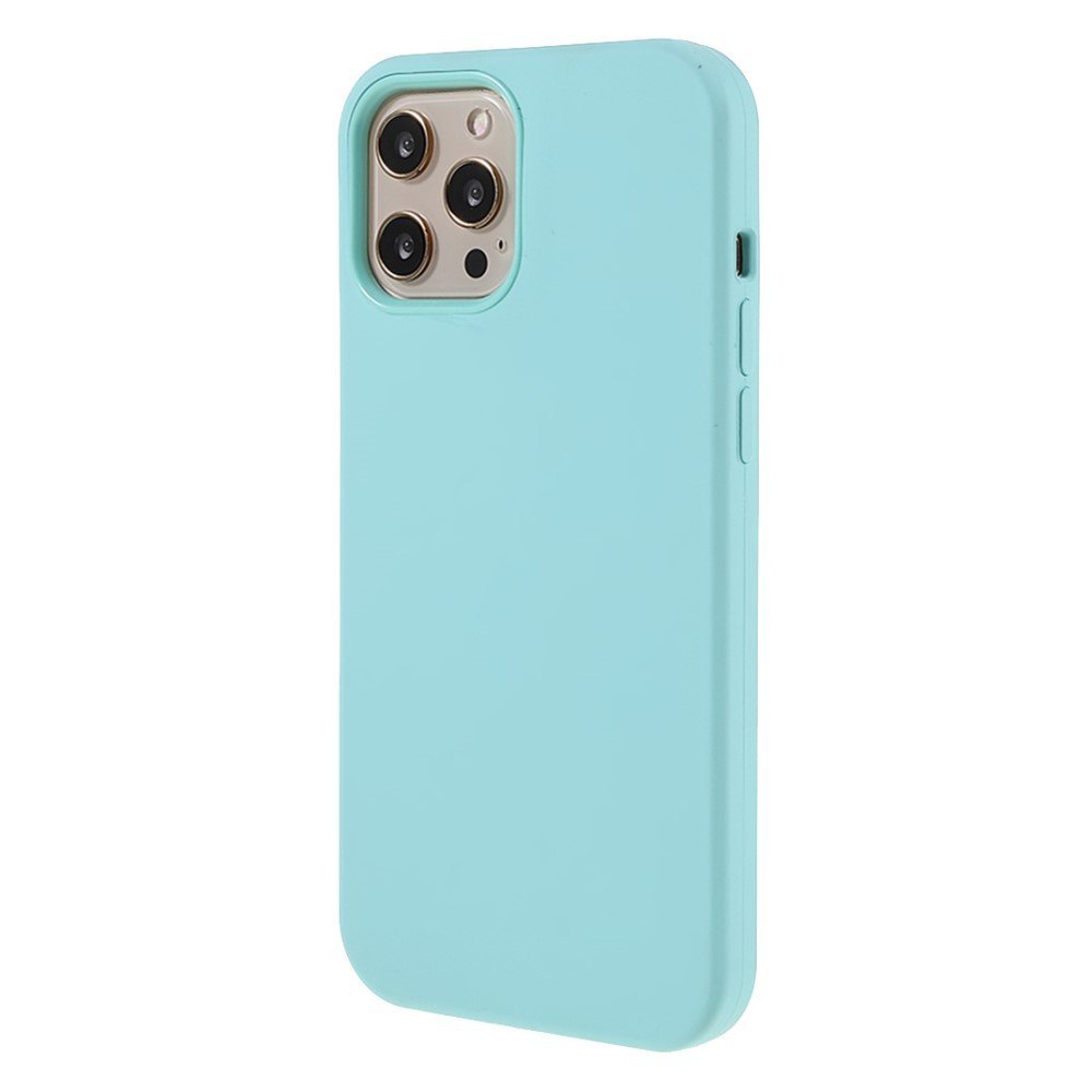 Coque silicone pour iPhone 12 Pro Max 6,7 pouces - Bleu Mer Glacée - Image 3