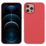 Coque silicone pour iPhone 12 Pro Max 6,7 pouces - Rouge
