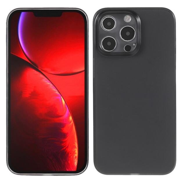 Coque antichoc pour iPhone 13 Pro 6,1 pouces - Noir