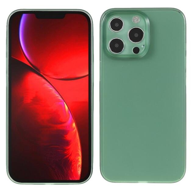 Coque antichoc pour iPhone 13 Pro 6,1 pouces - Vert