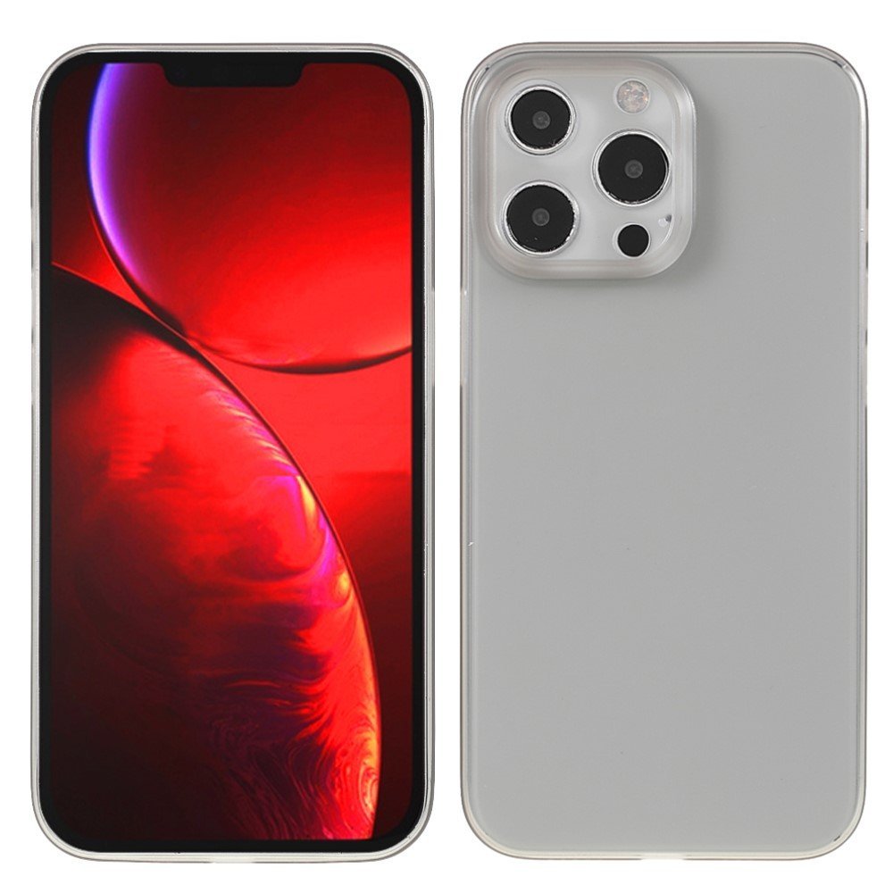 Anti-Collision Ultra Slim Lightweight Super Thin Hard PC Phone Cover Case for iPhone 13 Pro Max 6.7 inch - Grey