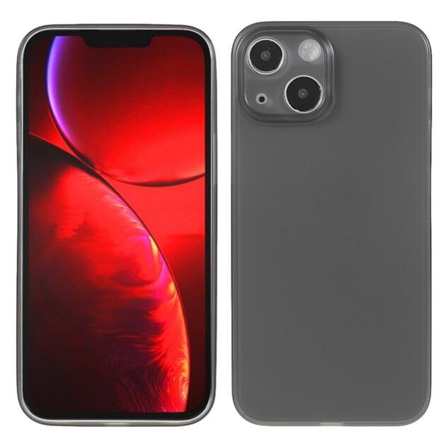 Coque PC ultra-mince pour iPhone 13 mini 5,4 pouces - Noir