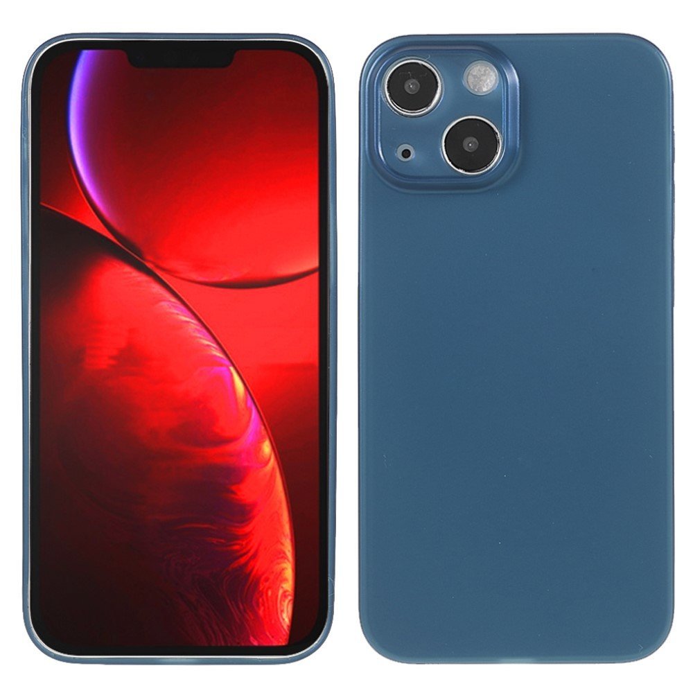 Anti-Collision Super Thin Hard PC Phone Cover Case for iPhone 13 mini 5.4 inch - Blue