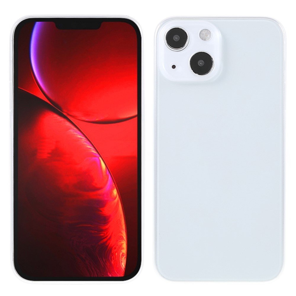 Anti-Collision Super Thin Hard PC Phone Cover Case for iPhone 13 mini 5.4 inch - Transparent