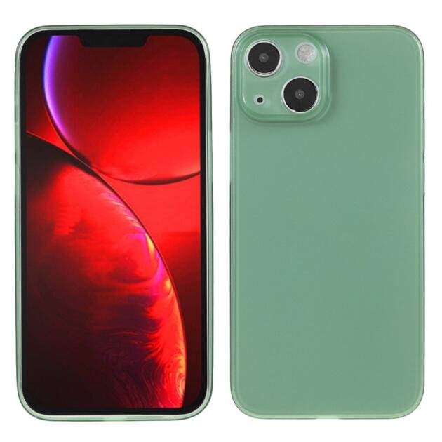 Coque PC ultra-mince pour iPhone 13 6,1 pouces - Vert