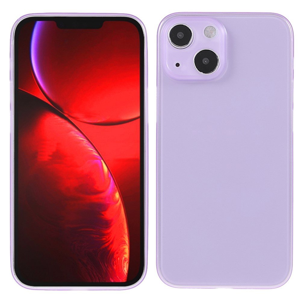 Scratch-Resistant Super Thin Lightweight Hard PC Phone Cover Case for iPhone 13 6.1 inch - Purple