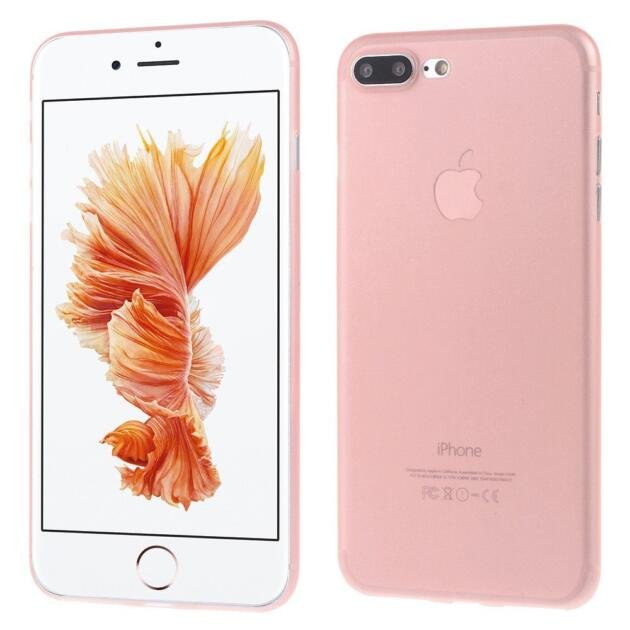 Coque PC ultra-mince 0,3mm mat pour iPhone 8 Plus / 7 Plus - Rose