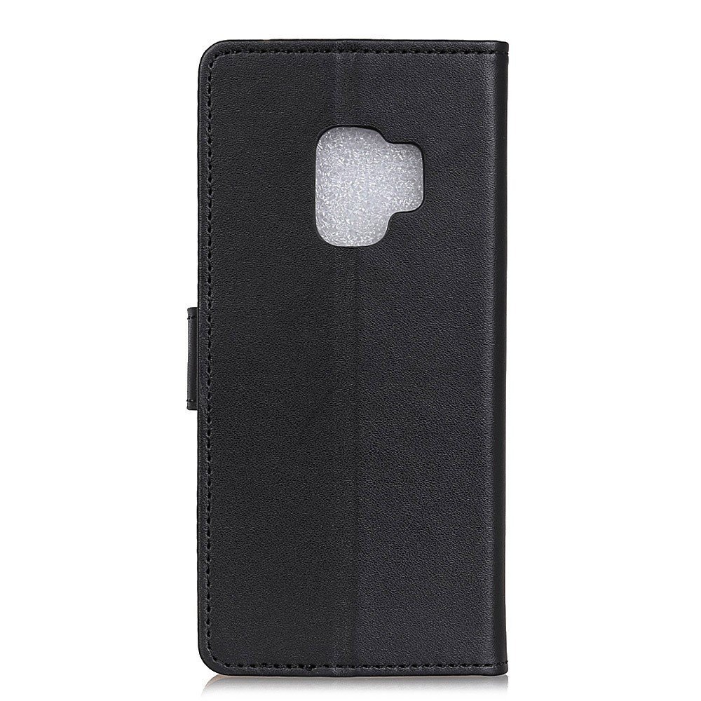 Étui portefeuille en cuir pour Samsung Galaxy S9 G960 - Noir – Image 2