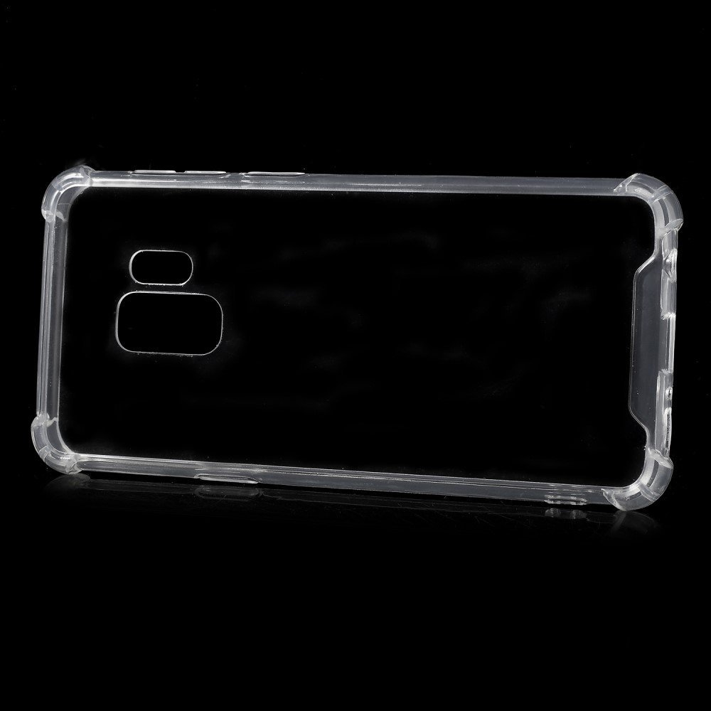Crystal Clear Acrylic + Flexible TPU Hybrid Phone Case for Samsung Galaxy S9 G960 - Transparent – Image 2