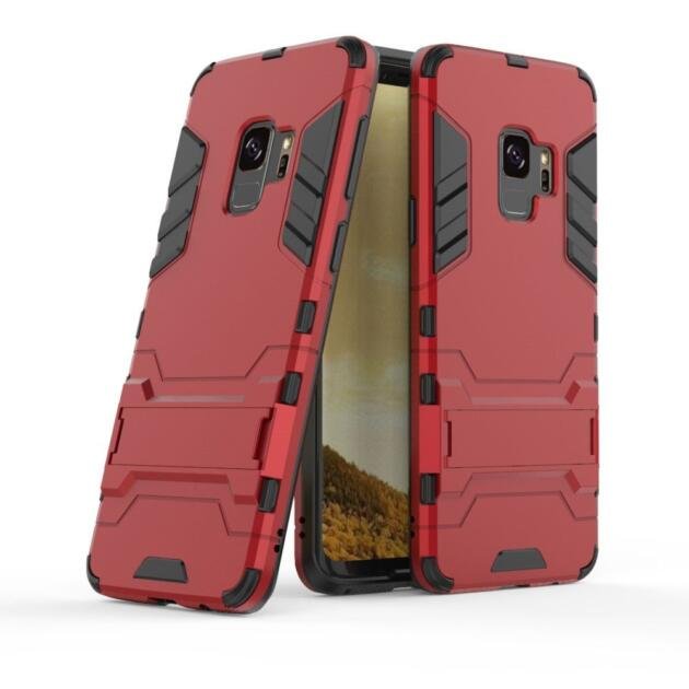 Coque PC + TPU pour Samsung Galaxy S9 G960 - Rouge