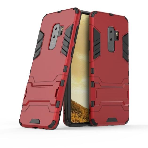 Coque PC + TPU pour Samsung Galaxy S9+ G965 - Rouge