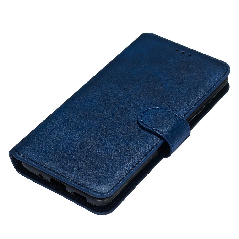 With Wallet Stand Flip Leather Phone Covering for Samsung Galaxy S20 4G/S20 5G - Blue – Image 3