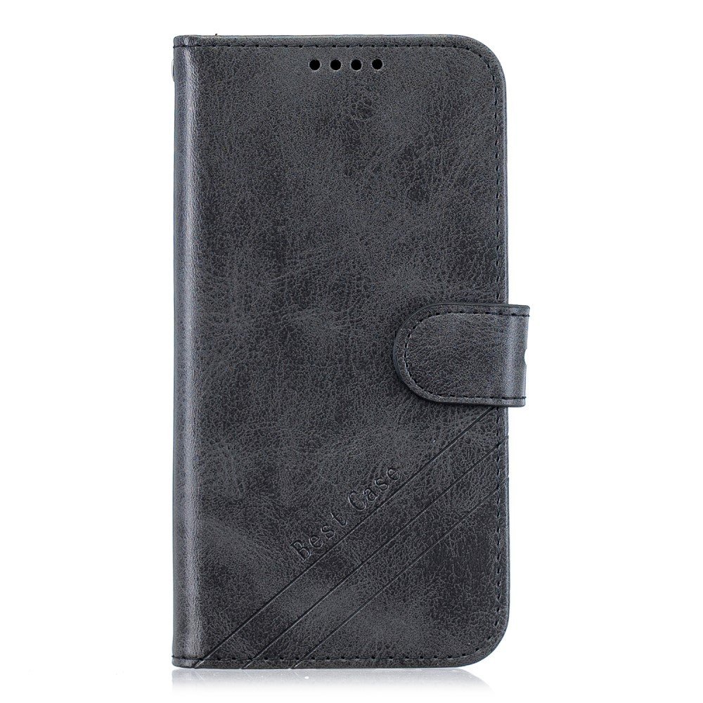 Étui portefeuille en cuir pour Samsung Galaxy A41 - Noir – Image 2