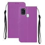 Étui portefeuille en cuir pour Samsung Galaxy A21s - Violet