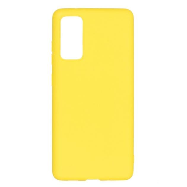 Coque TPU souple pour Samsung Galaxy S20 FE 4G/5G/2022/S20 Lite - Jaune