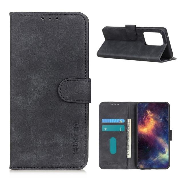 Coque KHAZNEH retro pour Samsung Galaxy S21 Ultra 5G - Noir