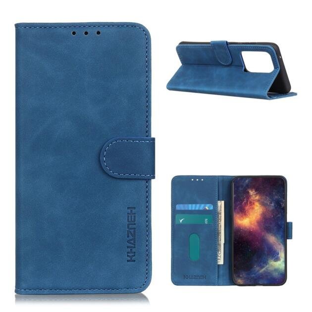 Coque KHAZNEH retro pour Samsung Galaxy S21 Ultra 5G - Bleu