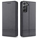 Étui portefeuille AZNS pour Samsung Galaxy S21 4G/5G - Noir