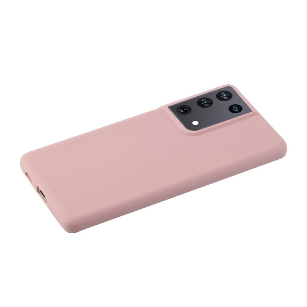 Coque TPU pour Samsung Galaxy S21 Ultra 5G - Rose Foncé – Image 2