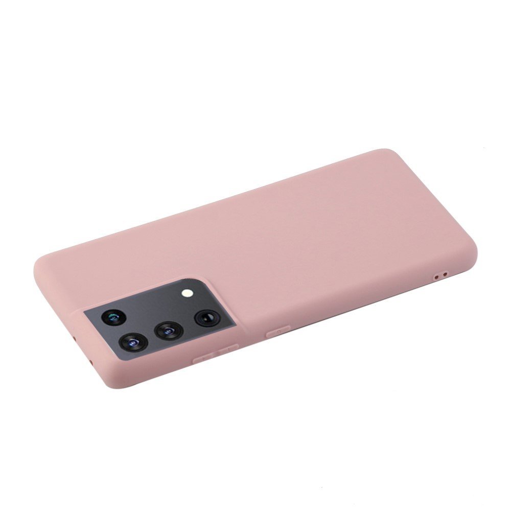 Coque TPU pour Samsung Galaxy S21 Ultra 5G - Rose Foncé – Image 3
