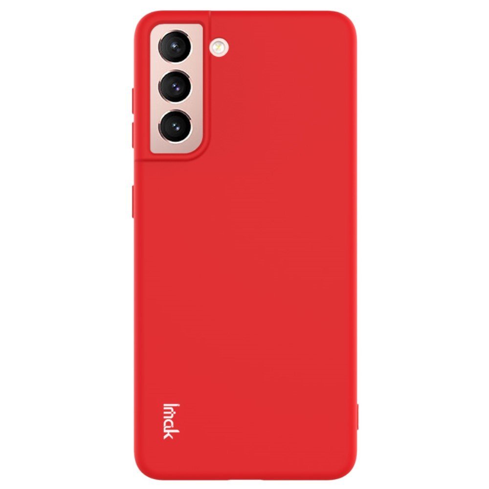 IMAK UC-2 Series Anti-Scratch Colorful Soft TPU Cover Case for Samsung Galaxy S21 Plus 5G - Red