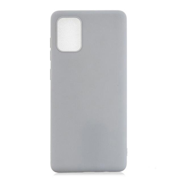 Coque TPU mate pour Samsung Galaxy A52 5G/4G - Gris