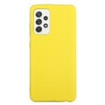Coque TPU mat pour Samsung Galaxy A52 5G/4G - Jaune